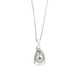 Sterling Silver 925 Rhythm Cz Necklace